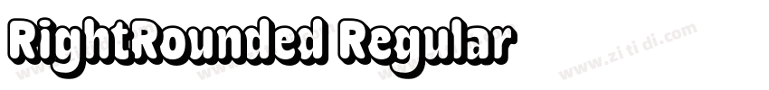 RightRounded Regular字体转换